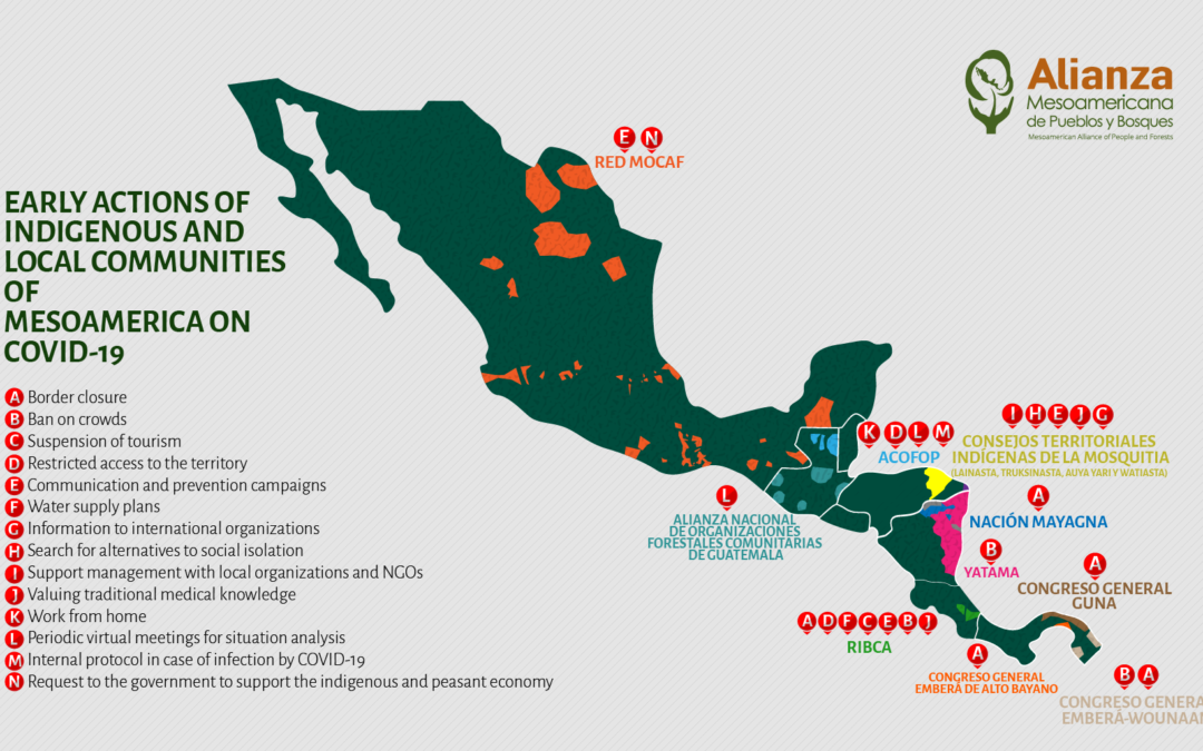 Indigenous peoples and local communities of Mesoamerica respond to COVID-19 pandemic from territories