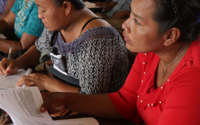 Spokesmanship training workshops begin for indigenous and local community women  leaders of Mesoamerica