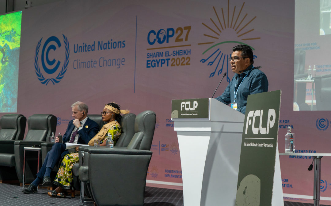 Levi Sucre to Forests and Climate Leaders’ Summit: “Enough of agreements that do not land in the territories!”