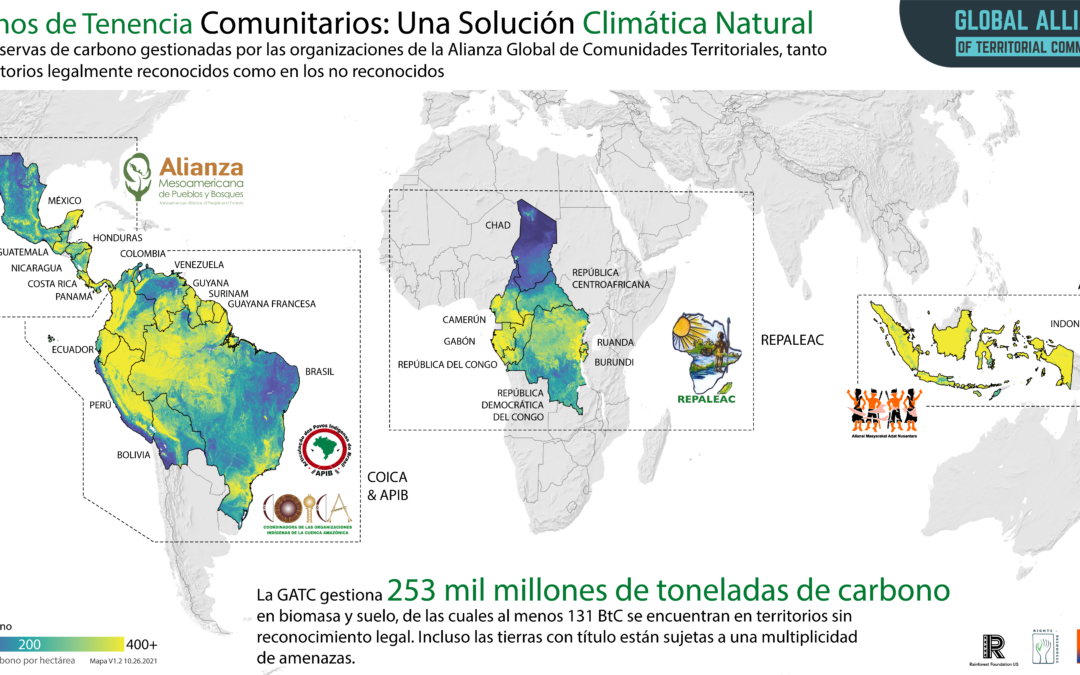 Pueblos indígenas y comunidades locales poseen 958 millones de hectáreas de bosques tropicales del mundo